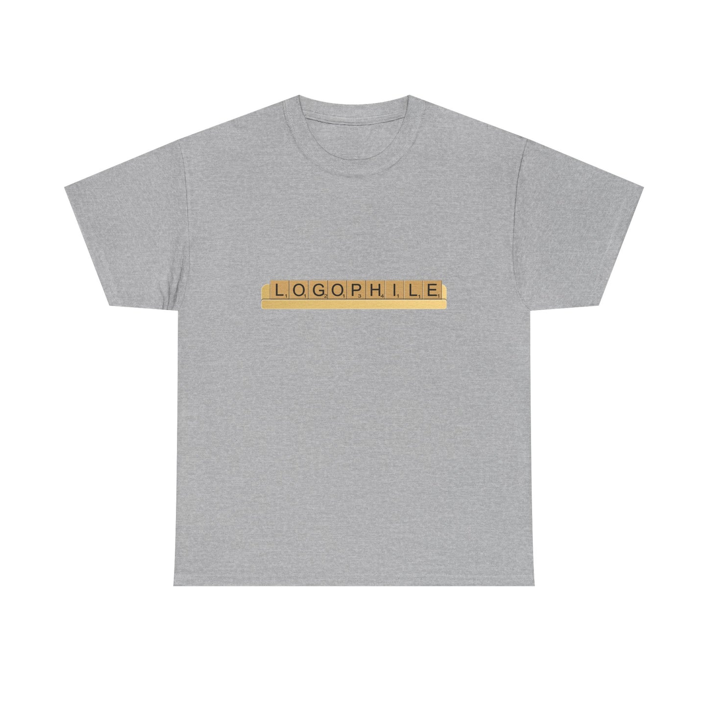 Logophile Heavy Cotton Crew Neck Tee - Perfect for Word Lovers and Book Worms