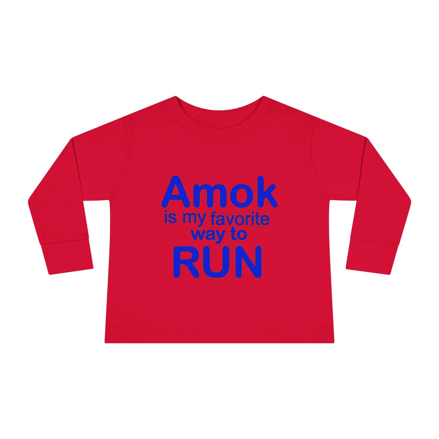 Toddler Running Amok Long Sleeve Tee