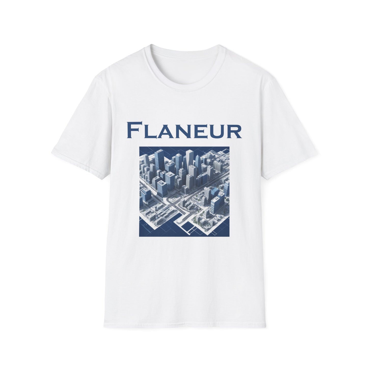 Flaneur Poly Blend Crew Neck Urban Explorer T-Shirt