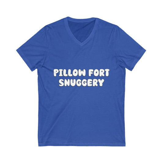 Pillow Fort Snuggery V-Neck Tee
