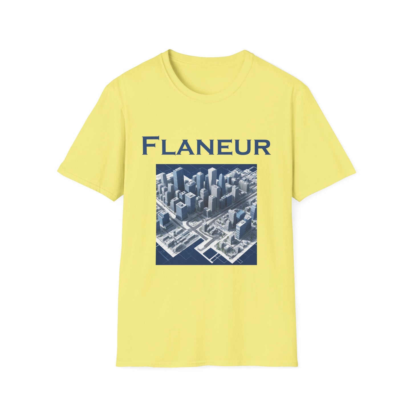 Flaneur Poly Blend Crew Neck Urban Explorer T-Shirt