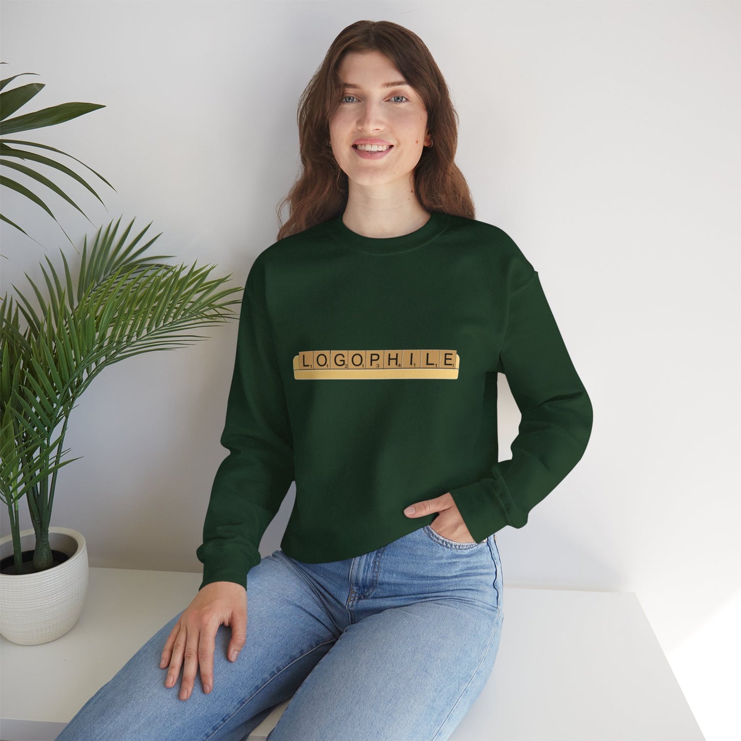 Logophile Crew Neck Sweatshirt - Perfect for Word Lovers and Bookworms