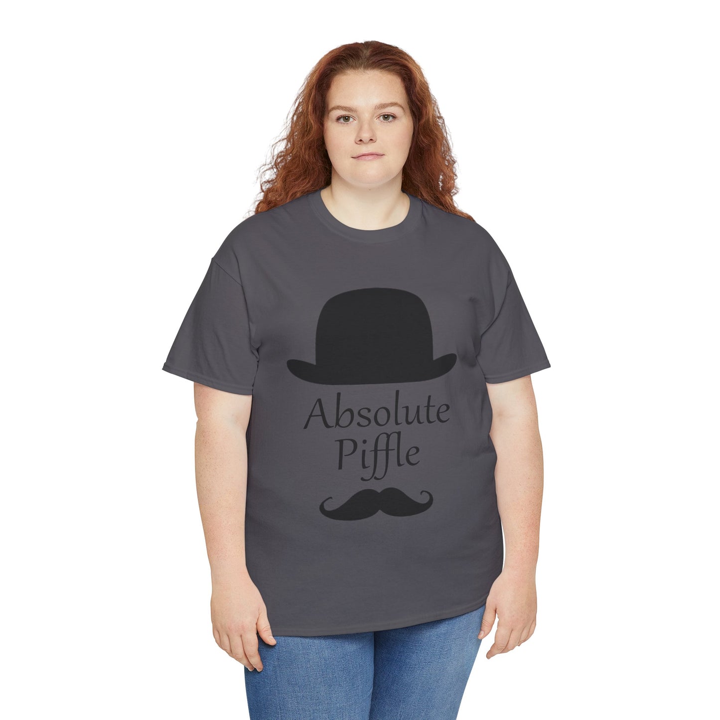 Absolute Piffle Heavy Cotton Crew Neck T-Shirt