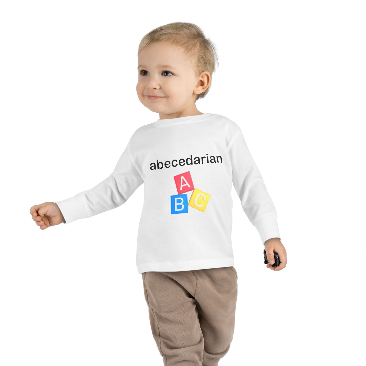 Abecedarian Toddler Long Sleeve Tee