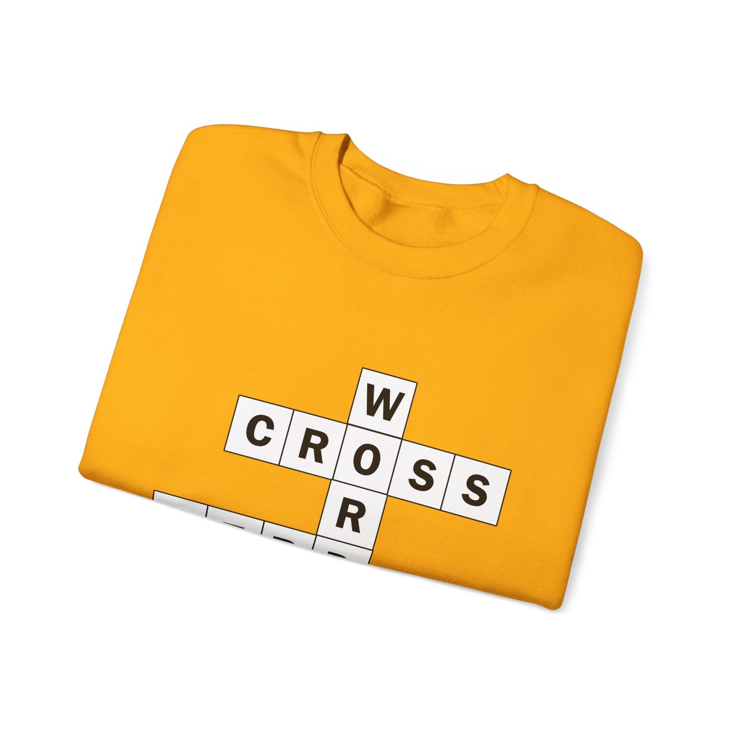 Crossword Nerd Crewneck Sweatshirt - Perfect for Word Game Lovers