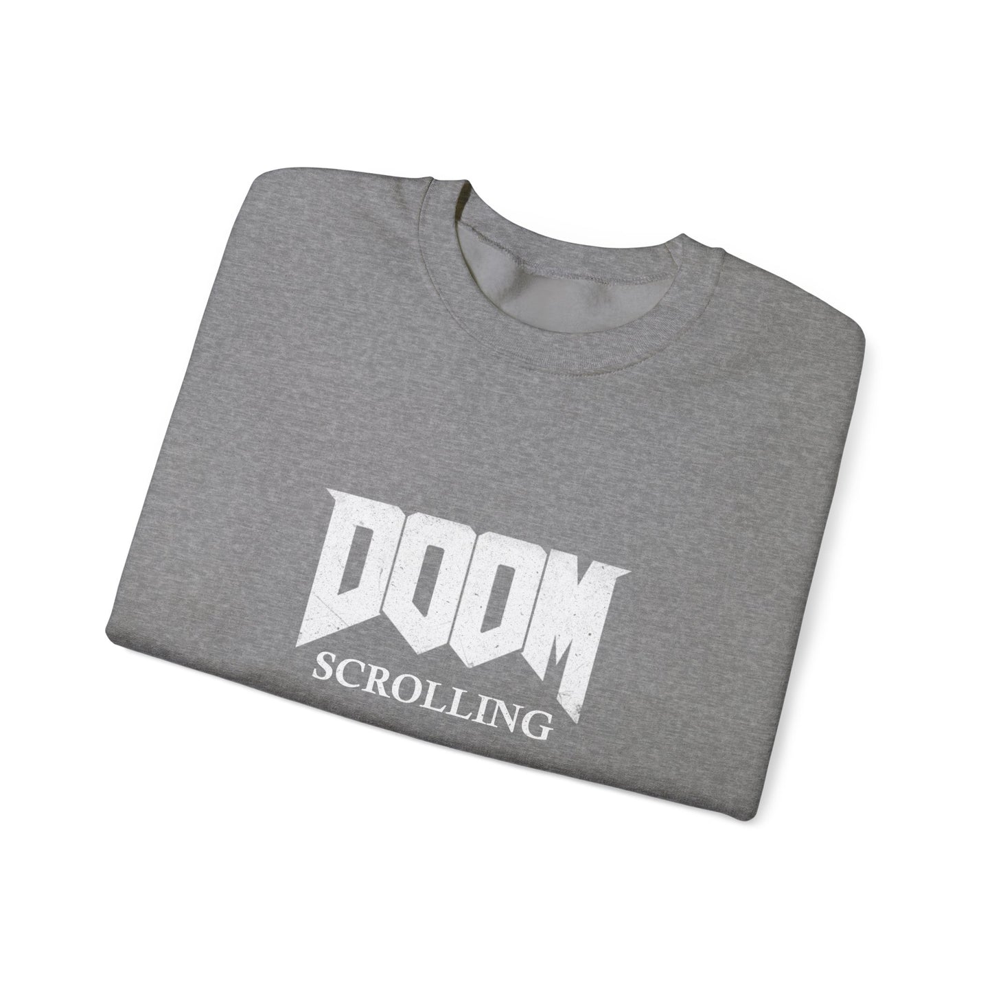 Doom Scrolling Crewneck Sweatshirt - Cozy and Comfy for Casual Days