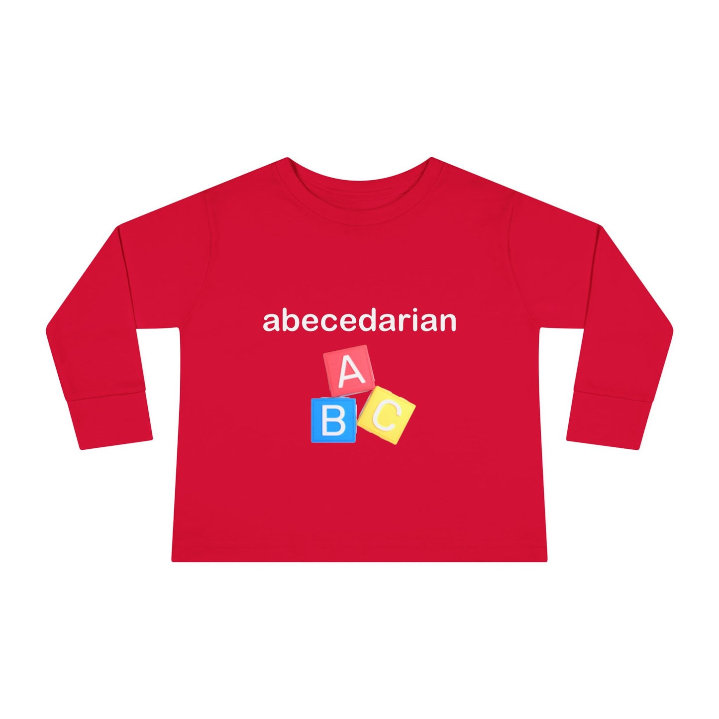 Abecedarian Toddler Long Sleeve Tee