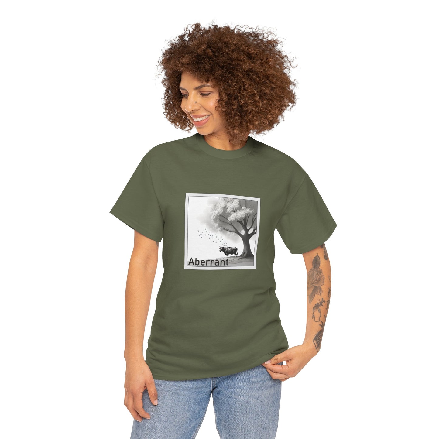 Aberrant Heavy Cotton Tee - Ferdinand the Bull
