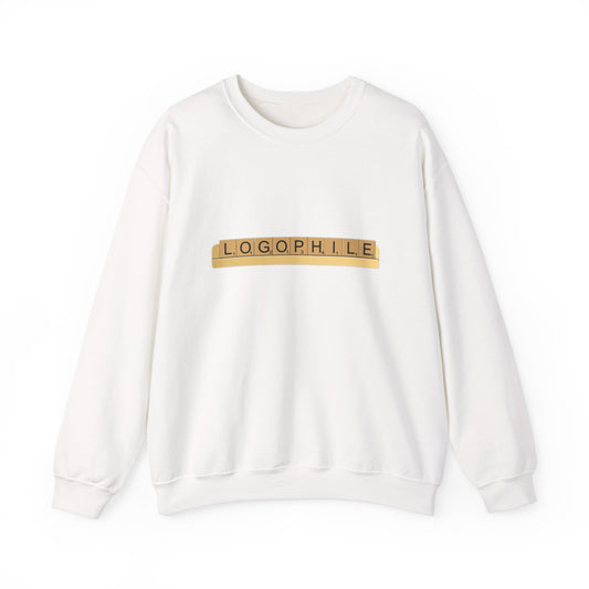 Logophile Crew Neck Sweatshirt - Perfect for Word Lovers and Bookworms