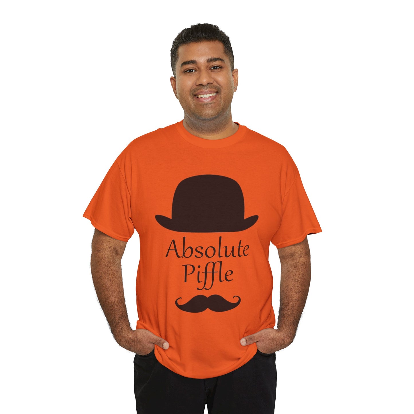 Absolute Piffle Heavy Cotton Crew Neck T-Shirt