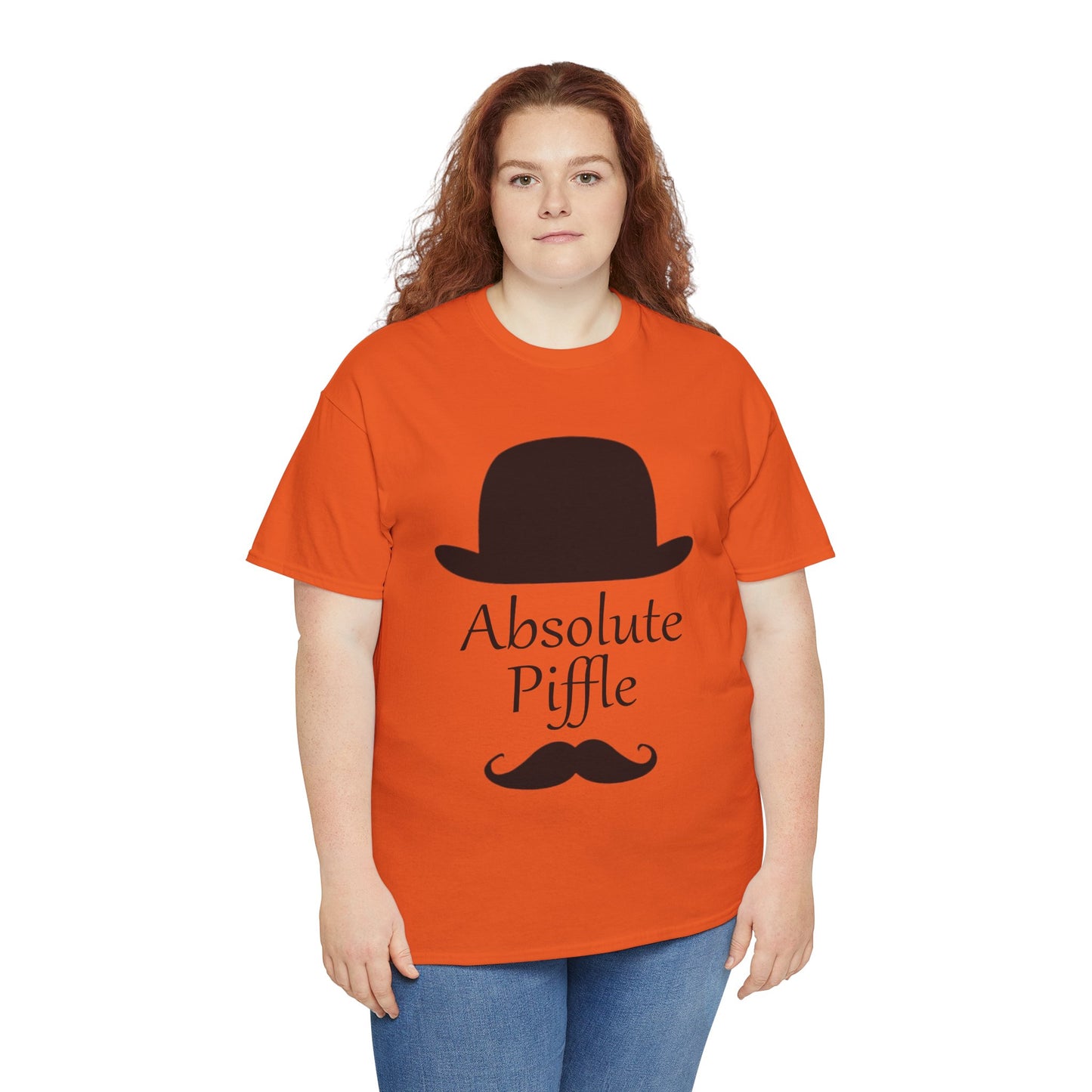 Absolute Piffle Heavy Cotton Crew Neck T-Shirt