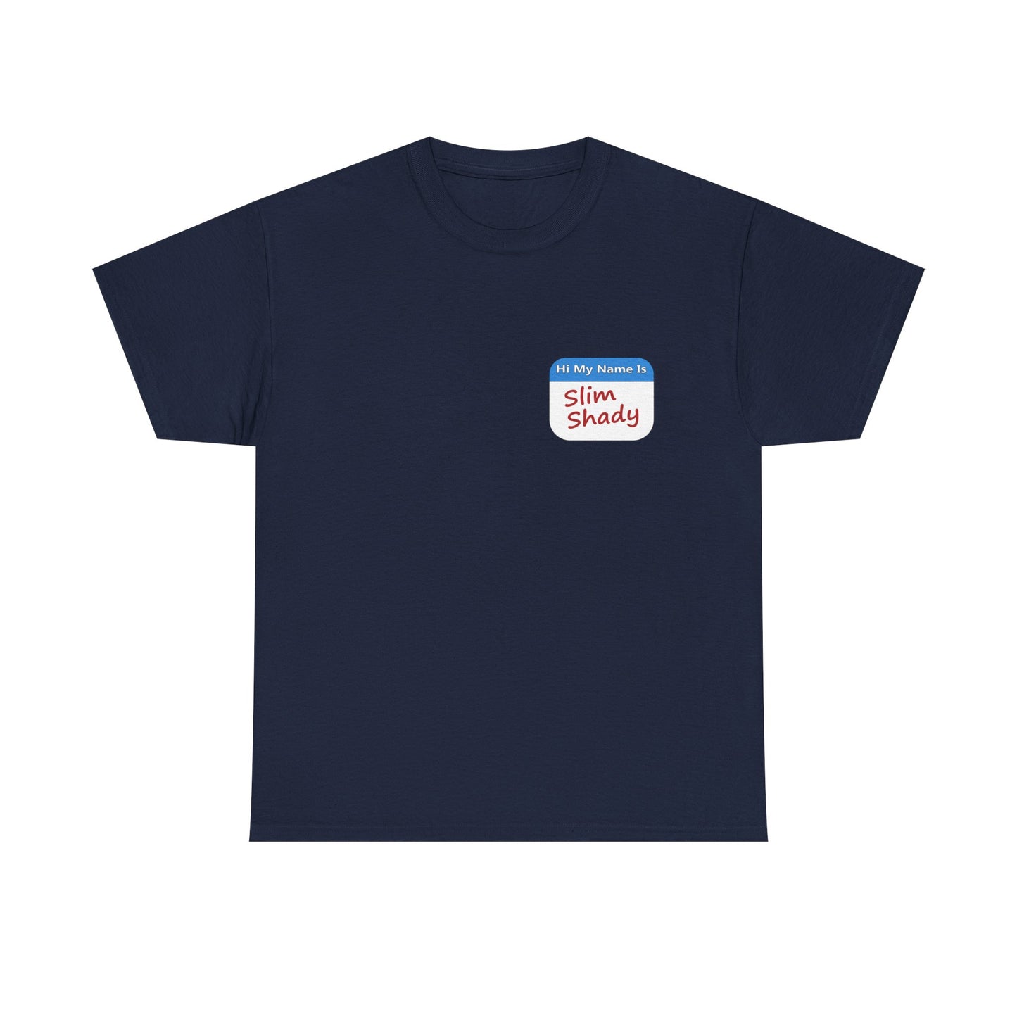 Shady Nametag Heavy Cotton Crew Neck T-Shirt