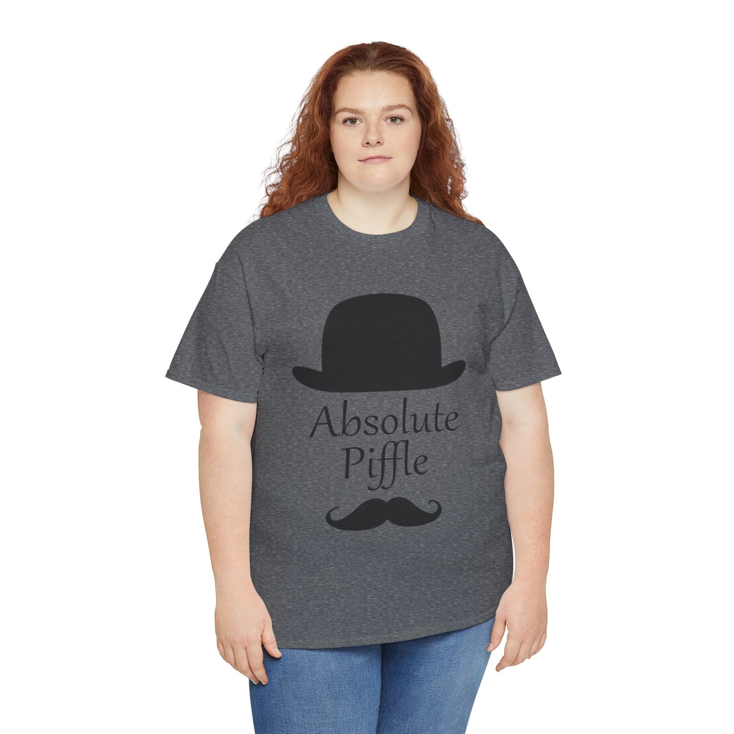 Absolute Piffle Heavy Cotton Crew Neck T-Shirt