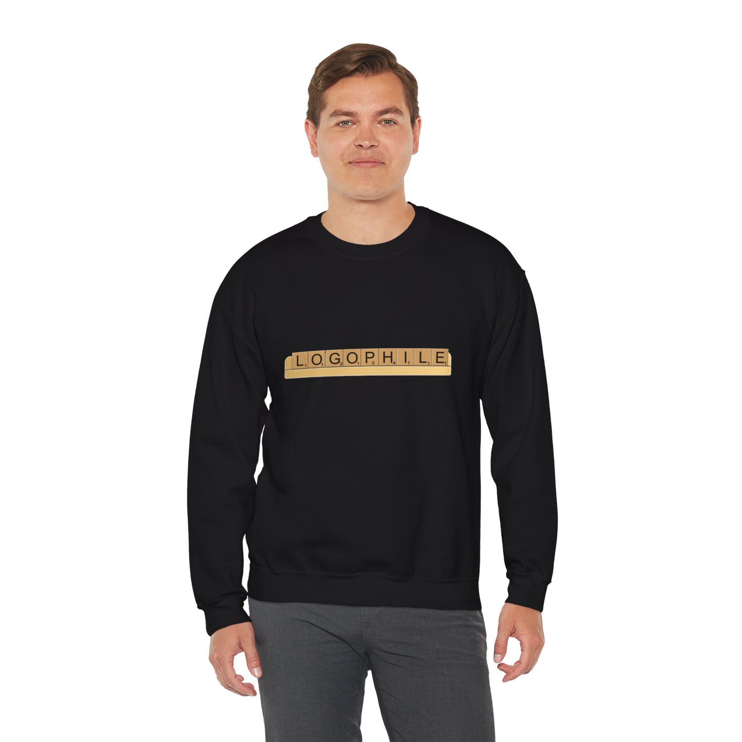Logophile Crew Neck Sweatshirt - Perfect for Word Lovers and Bookworms