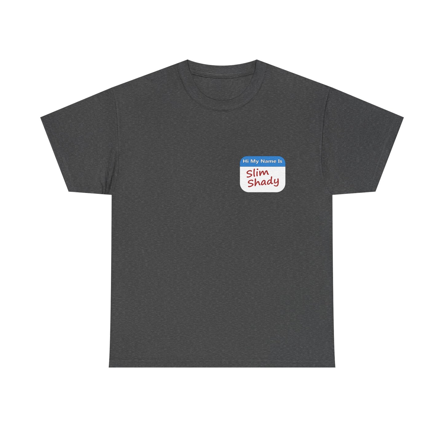 Shady Nametag Heavy Cotton Crew Neck T-Shirt