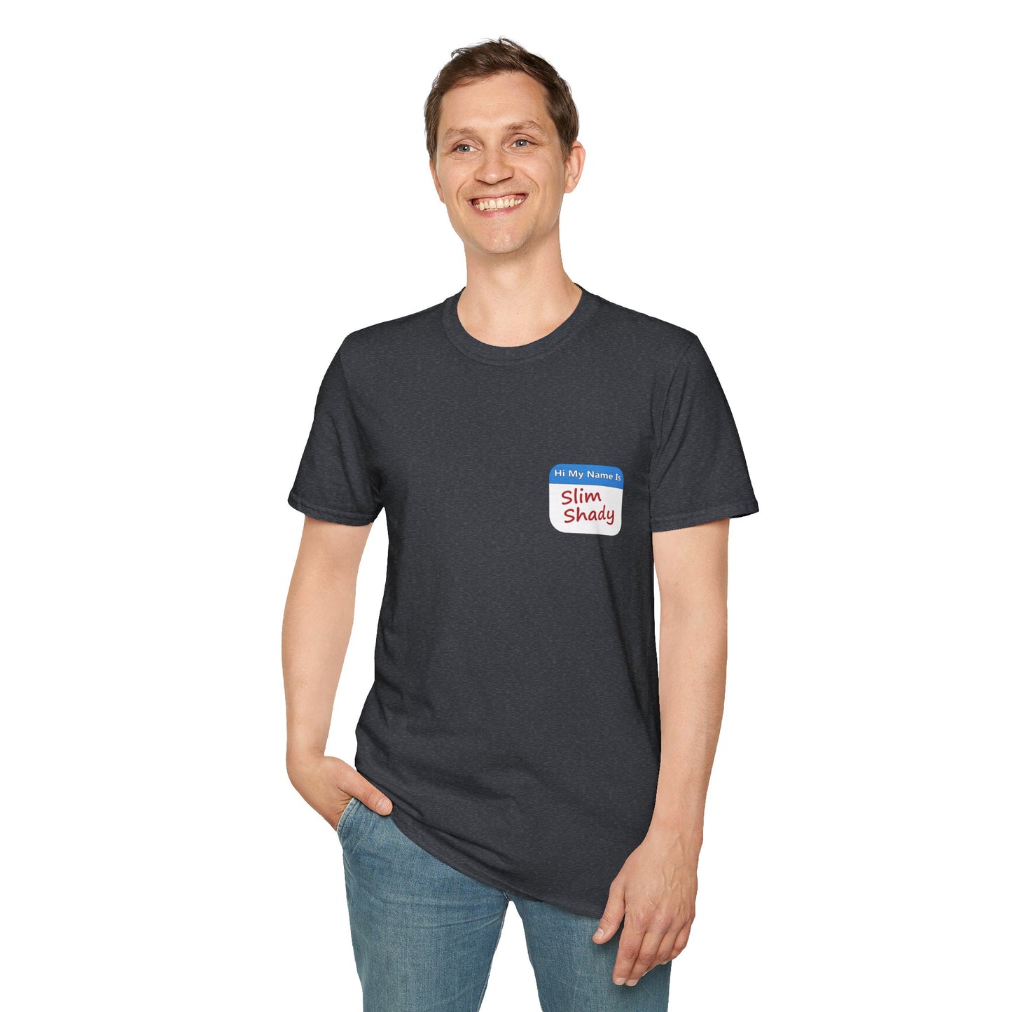 Shady Nametag Poly Blend Crew Neck T-Shirt