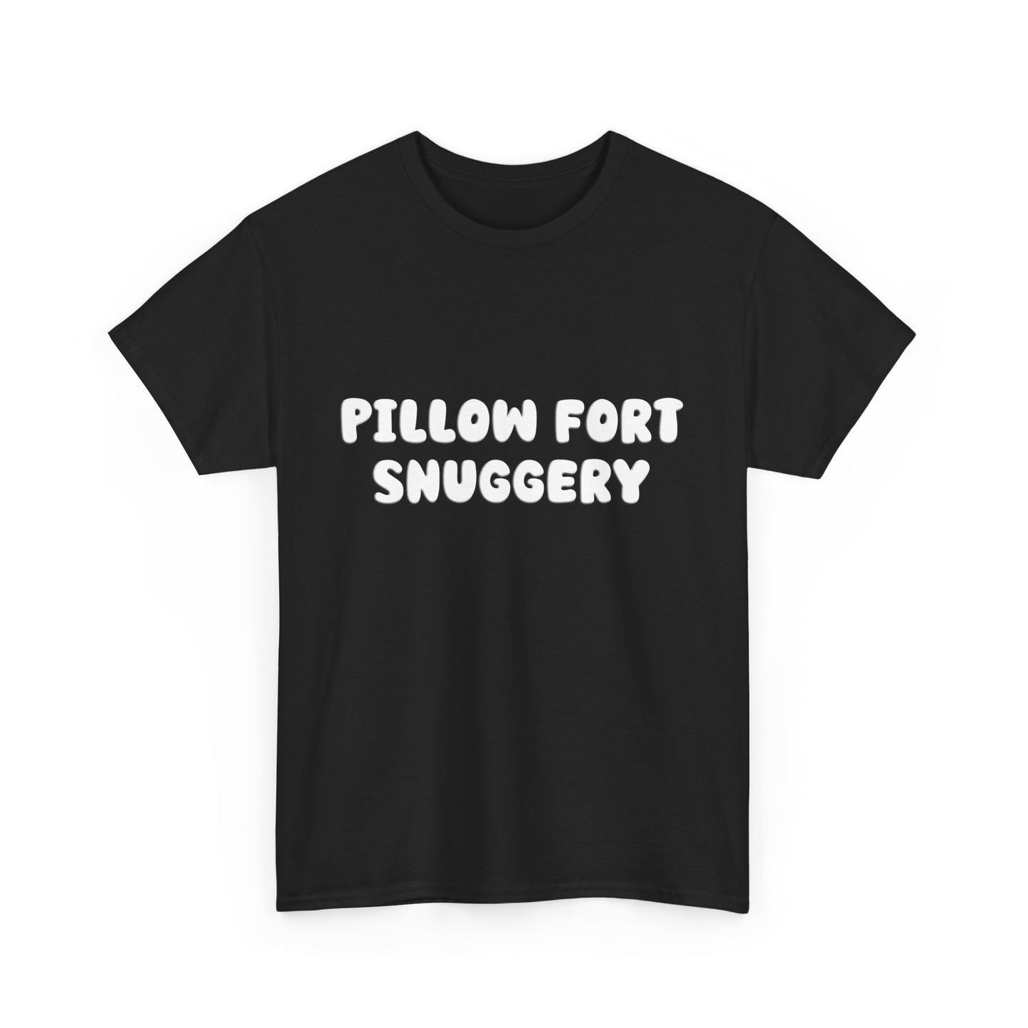 Pillow Fort Snuggery Heavy Cotton Crew Neck Tee