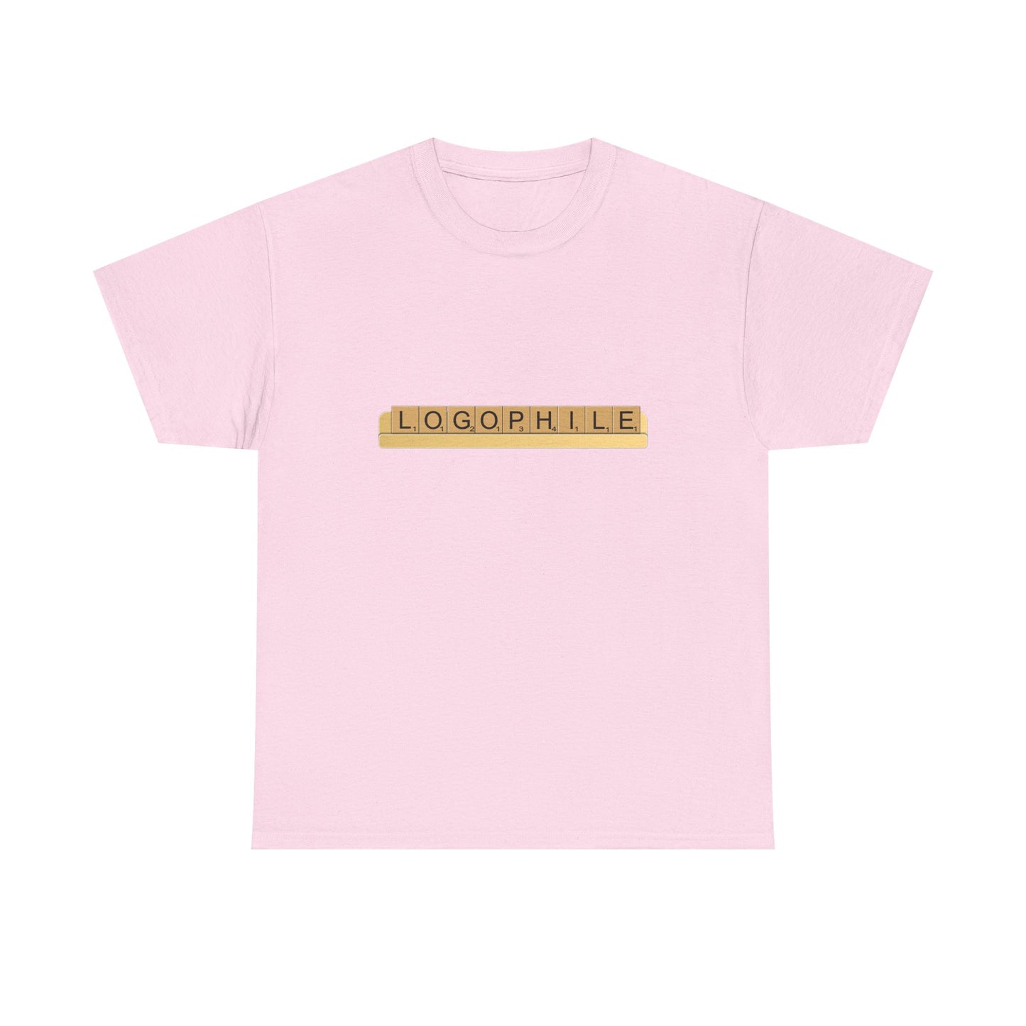 Logophile Heavy Cotton Crew Neck Tee - Perfect for Word Lovers and Book Worms