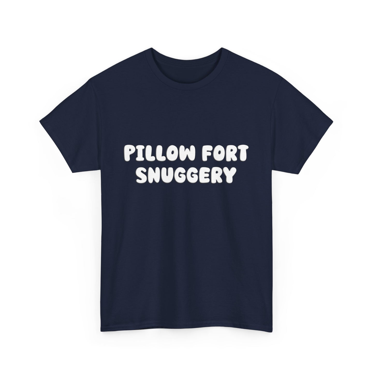 Pillow Fort Snuggery Heavy Cotton Crew Neck Tee