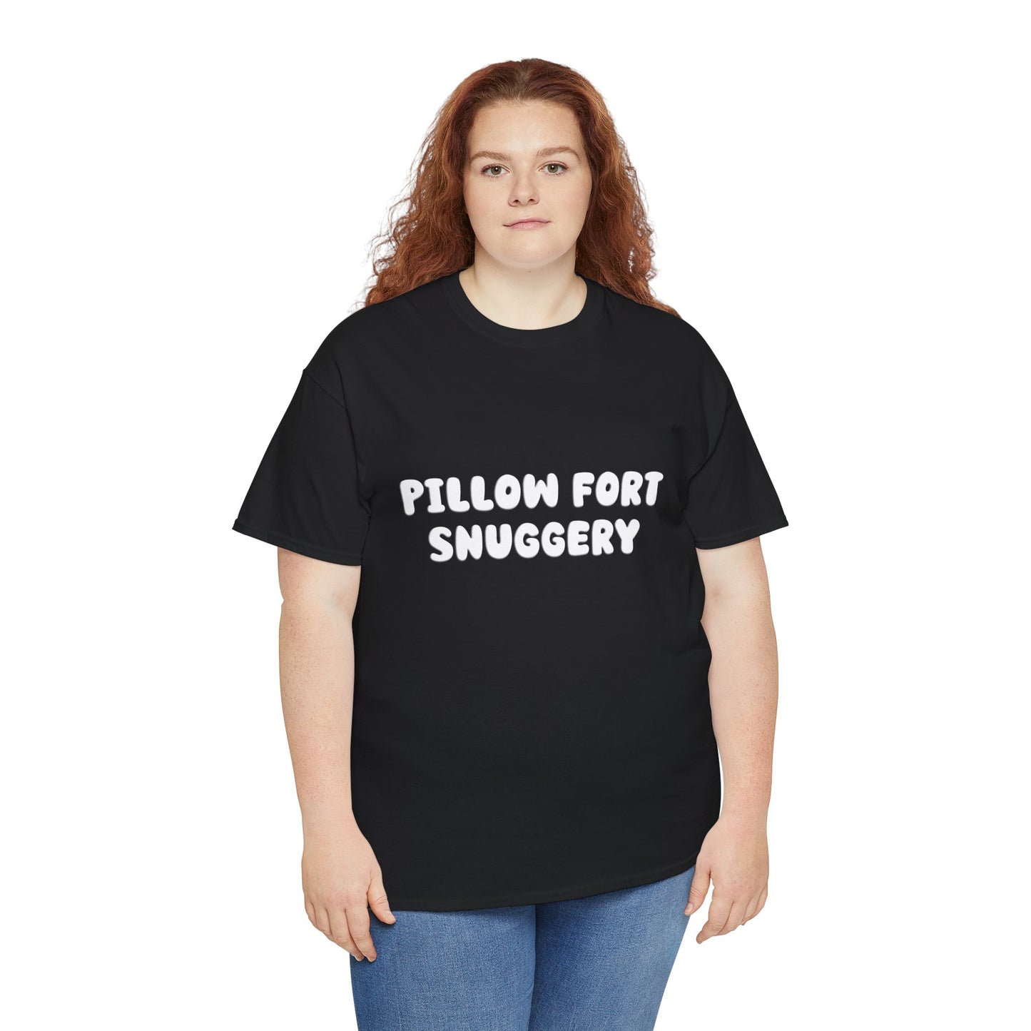 Pillow Fort Snuggery Heavy Cotton Crew Neck Tee