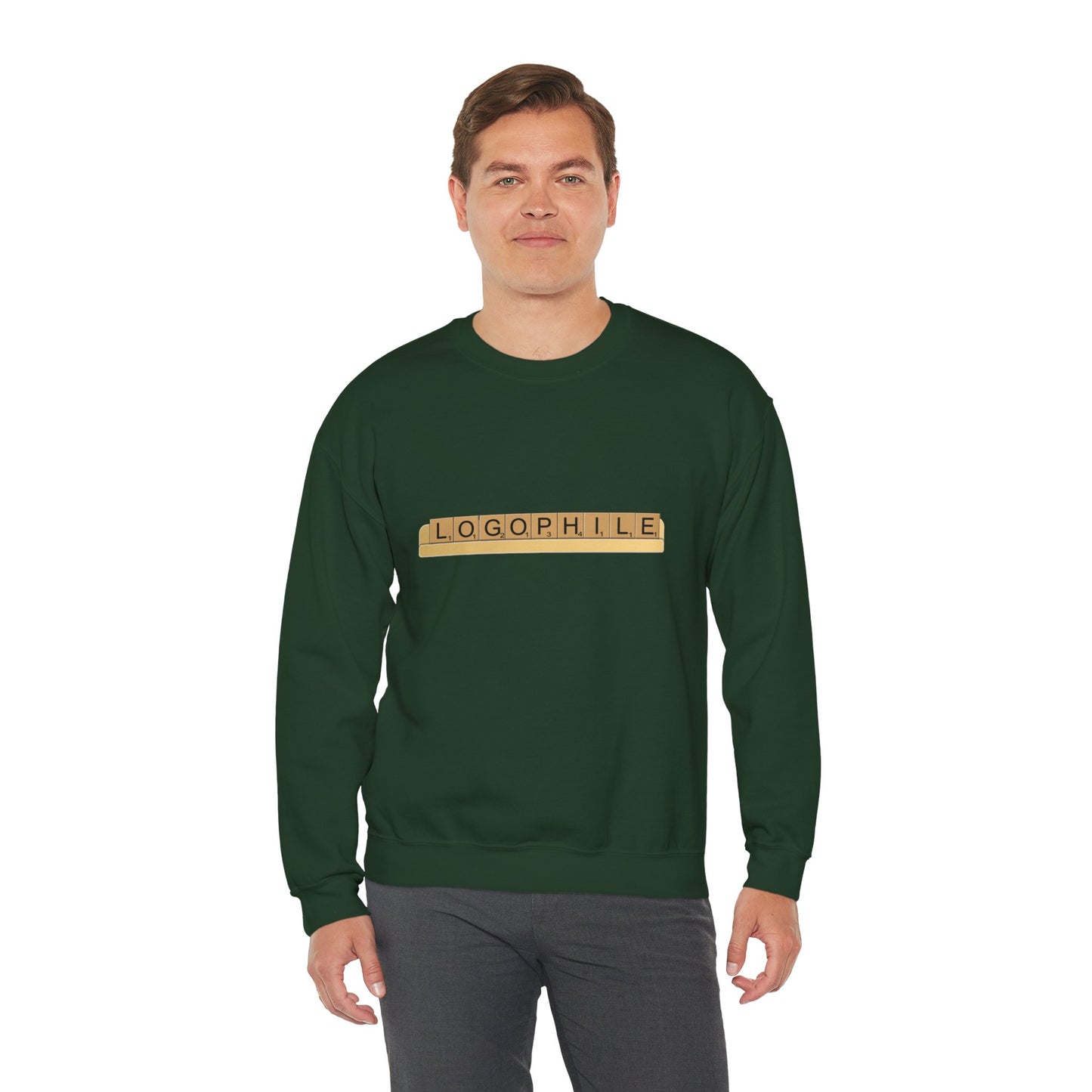 Logophile Crew Neck Sweatshirt - Perfect for Word Lovers and Bookworms
