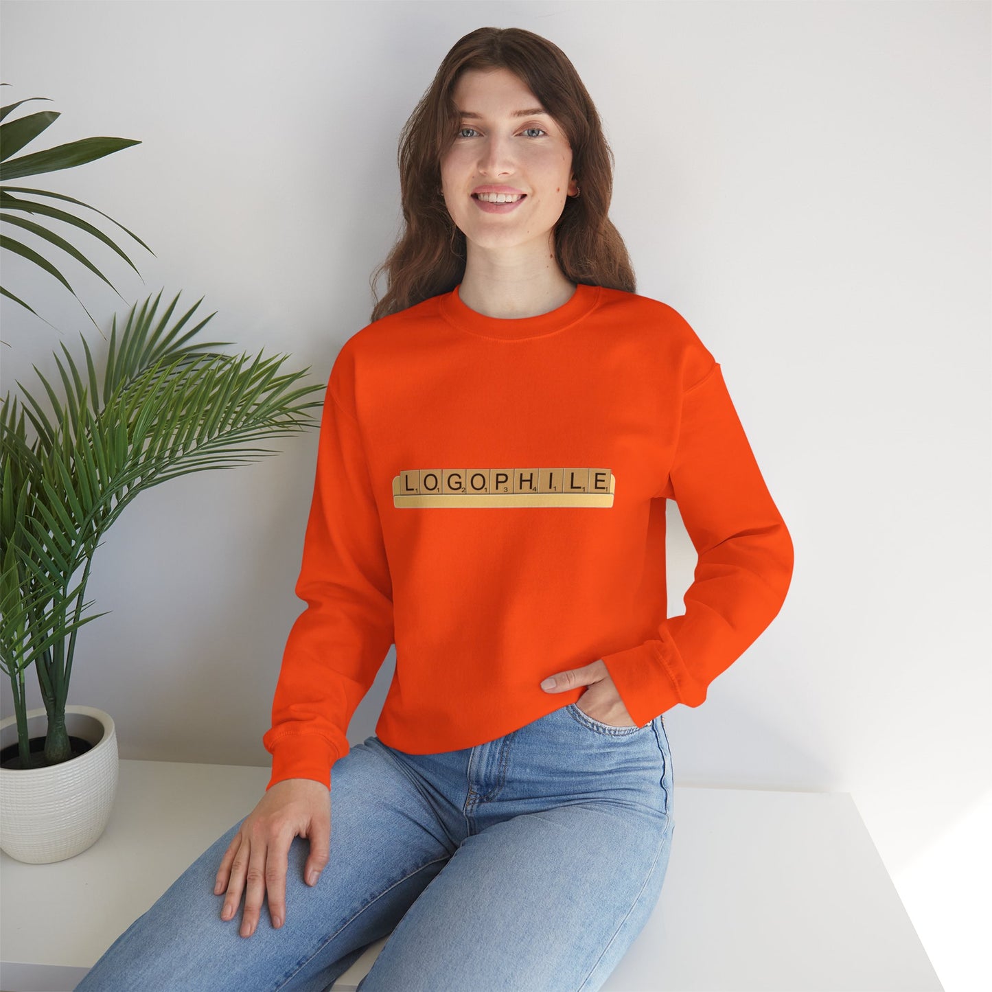 Logophile Crew Neck Sweatshirt - Perfect for Word Lovers and Bookworms