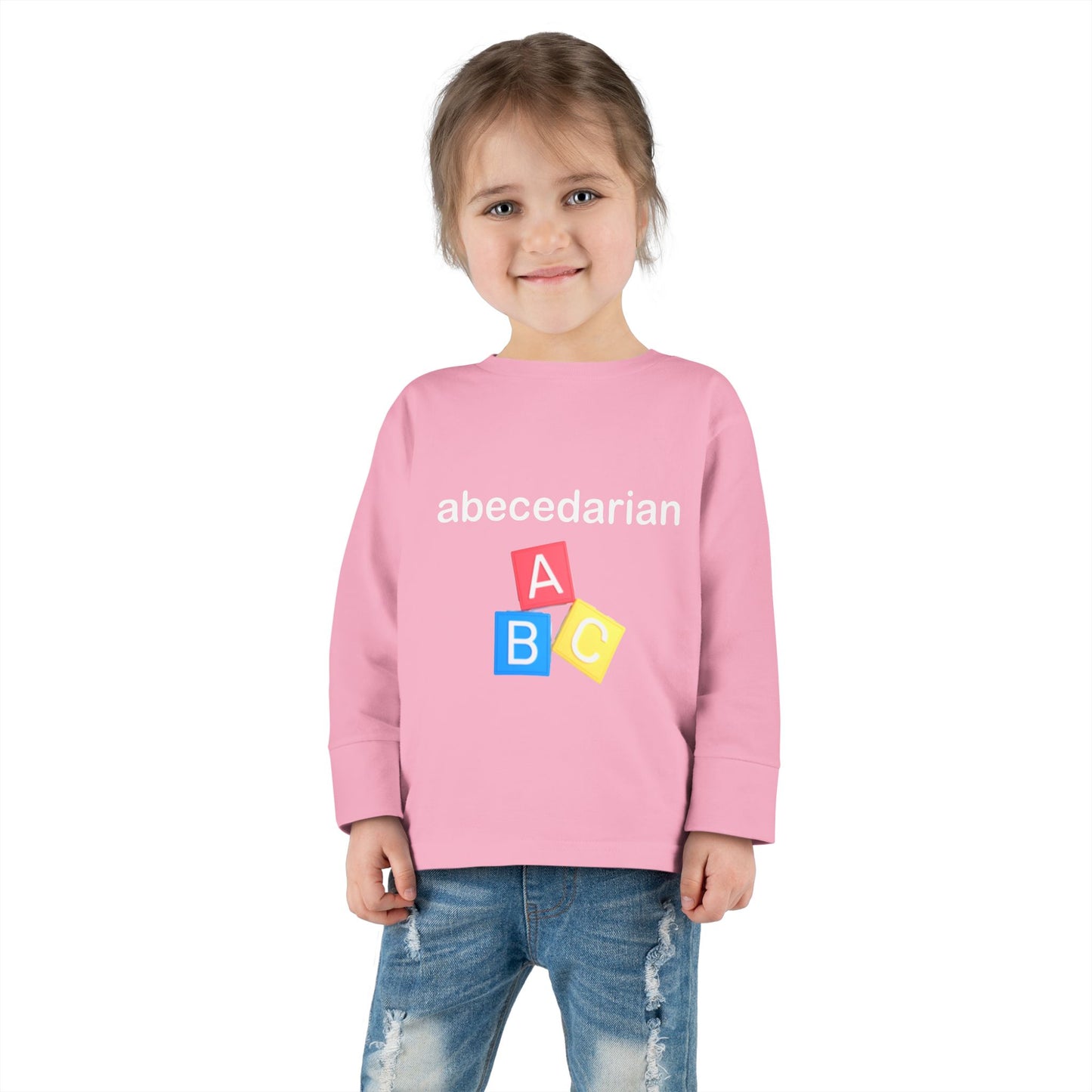 Abecedarian Toddler Long Sleeve Tee
