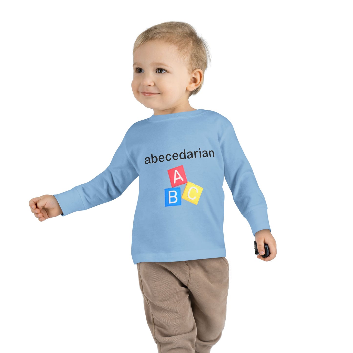 Abecedarian Toddler Long Sleeve Tee