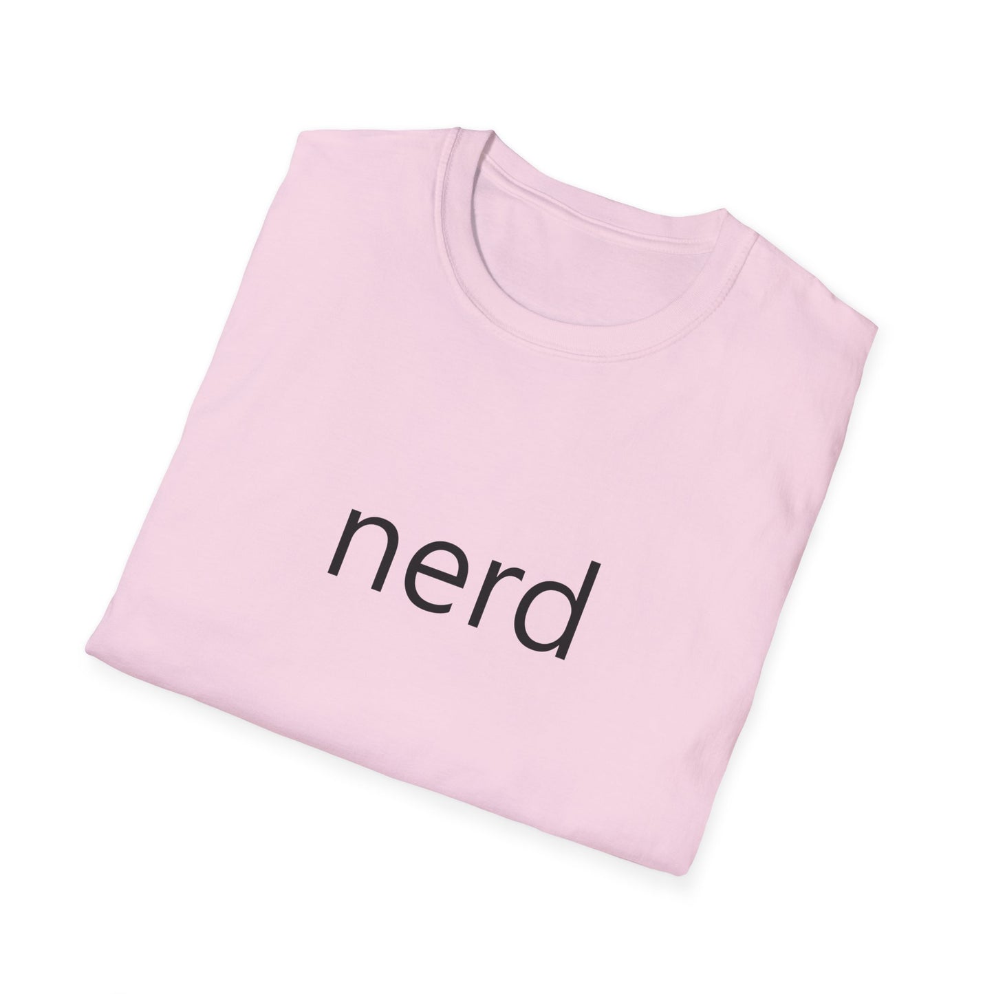 nerd Poly Blend Crew Neck T-Shirt