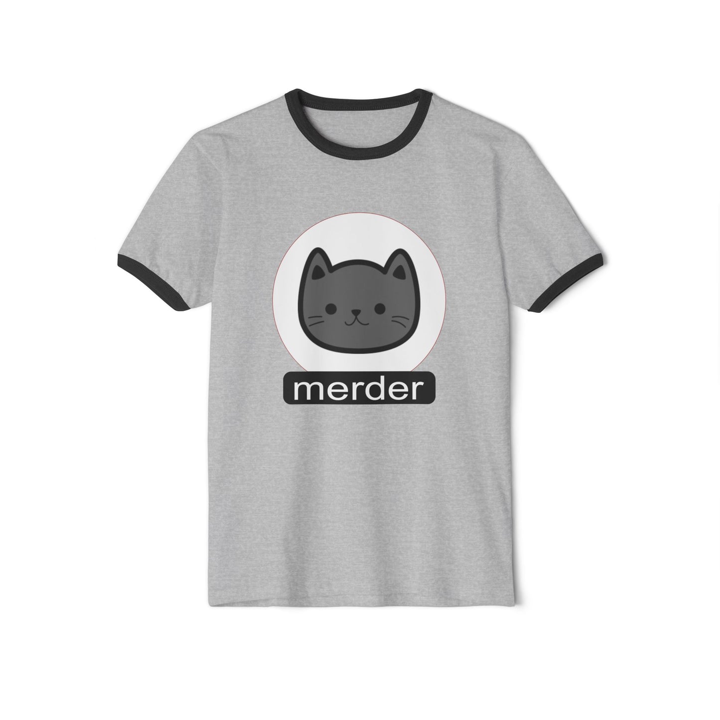 merder Cat, Cute  Ringer T-Shirt