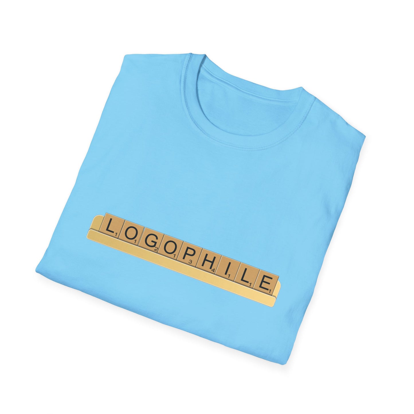 Logophile Poly Blend Crew Neck T-Shirt - Perfect for Word Lovers and Bookworms