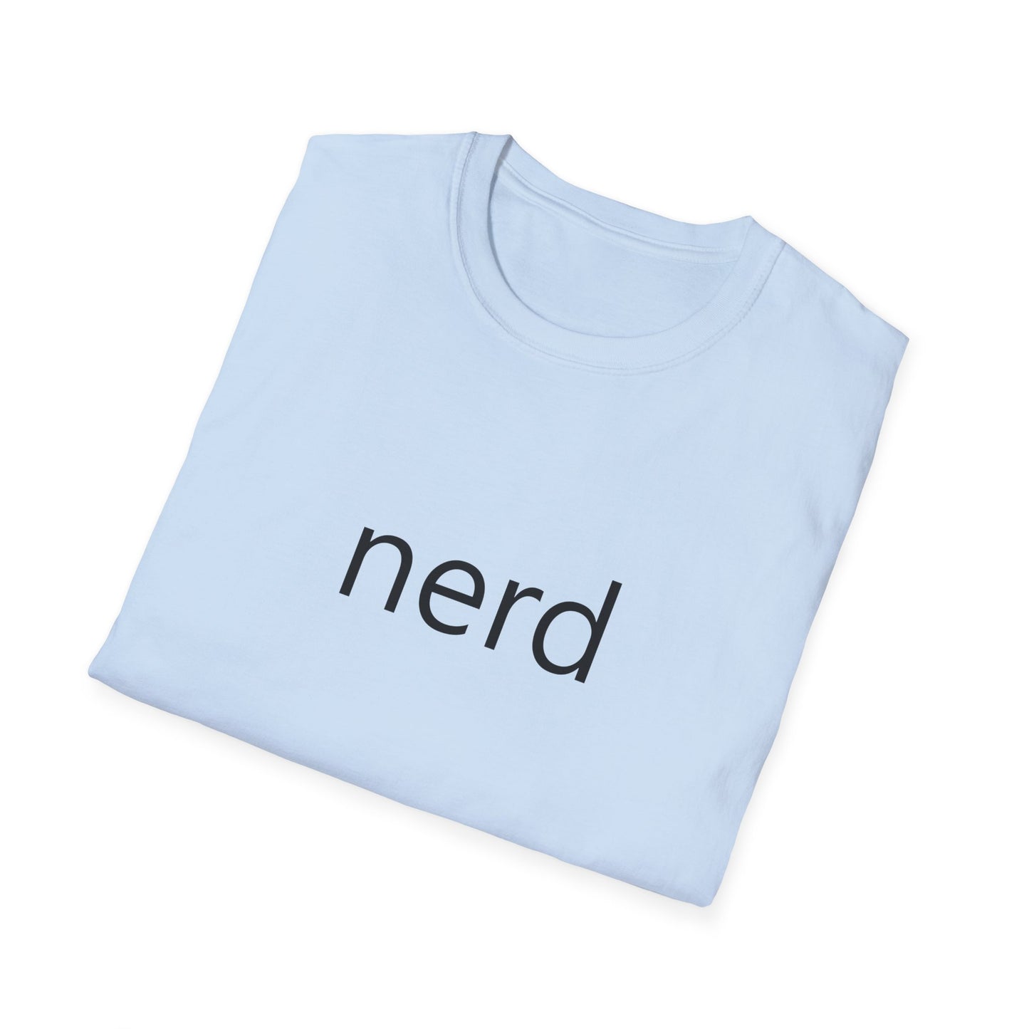 nerd Poly Blend Crew Neck T-Shirt