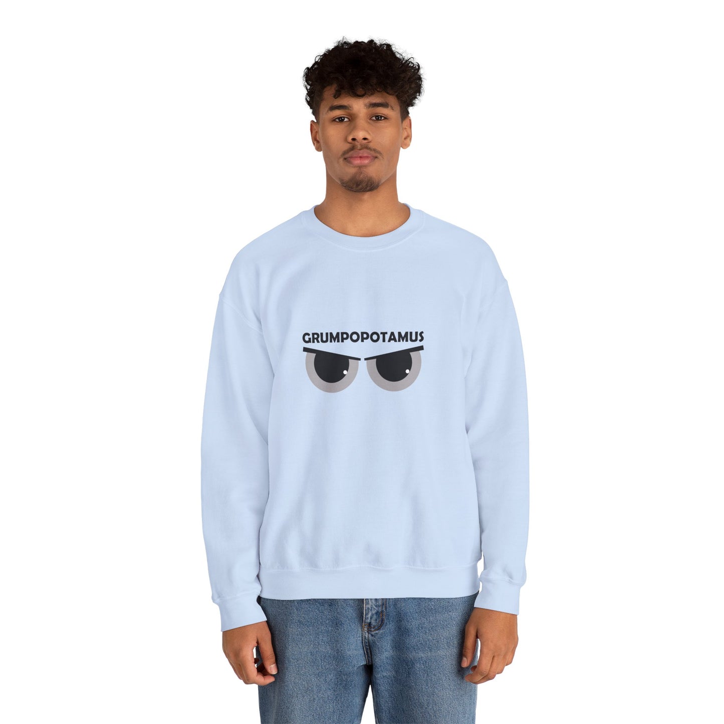 Grumpy Grumpopotamus Crewneck Sweatshirt