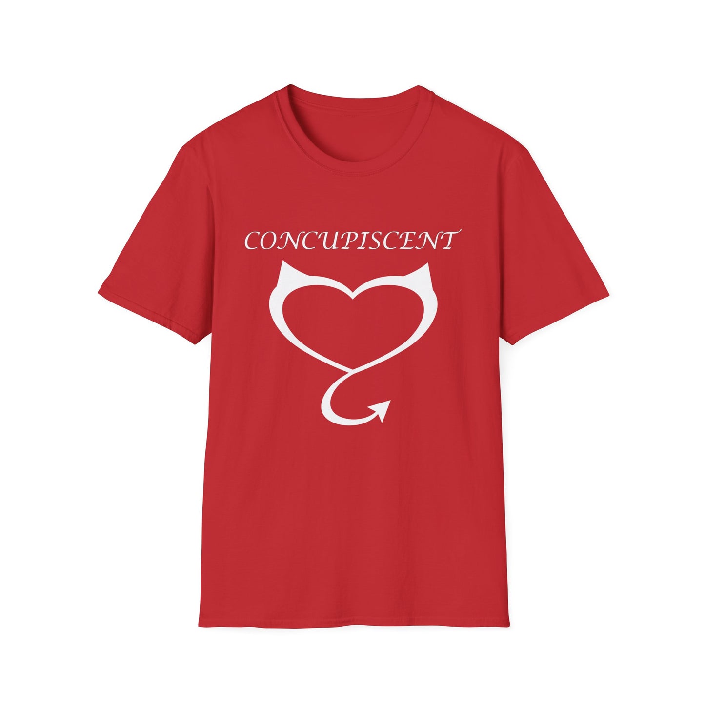 Concupiscent Heart Poly Blend Crew Neck T-Shirt