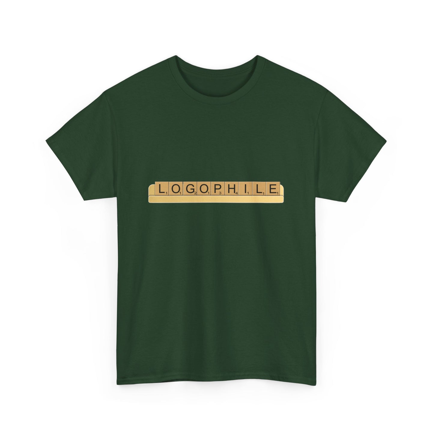 Logophile Heavy Cotton Crew Neck Tee - Perfect for Word Lovers and Book Worms