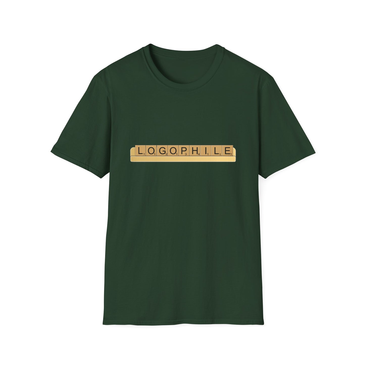 Logophile Poly Blend Crew Neck T-Shirt - Perfect for Word Lovers and Bookworms