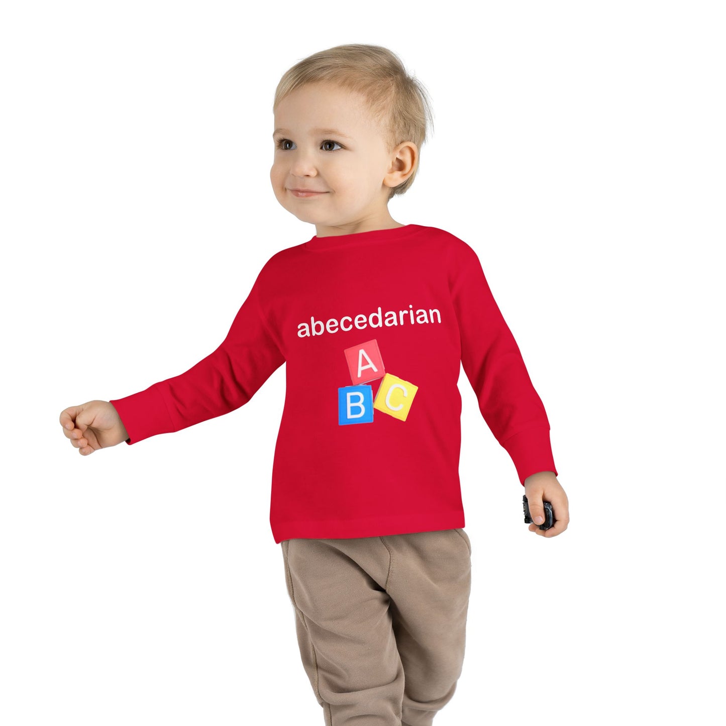 Abecedarian Toddler Long Sleeve Tee