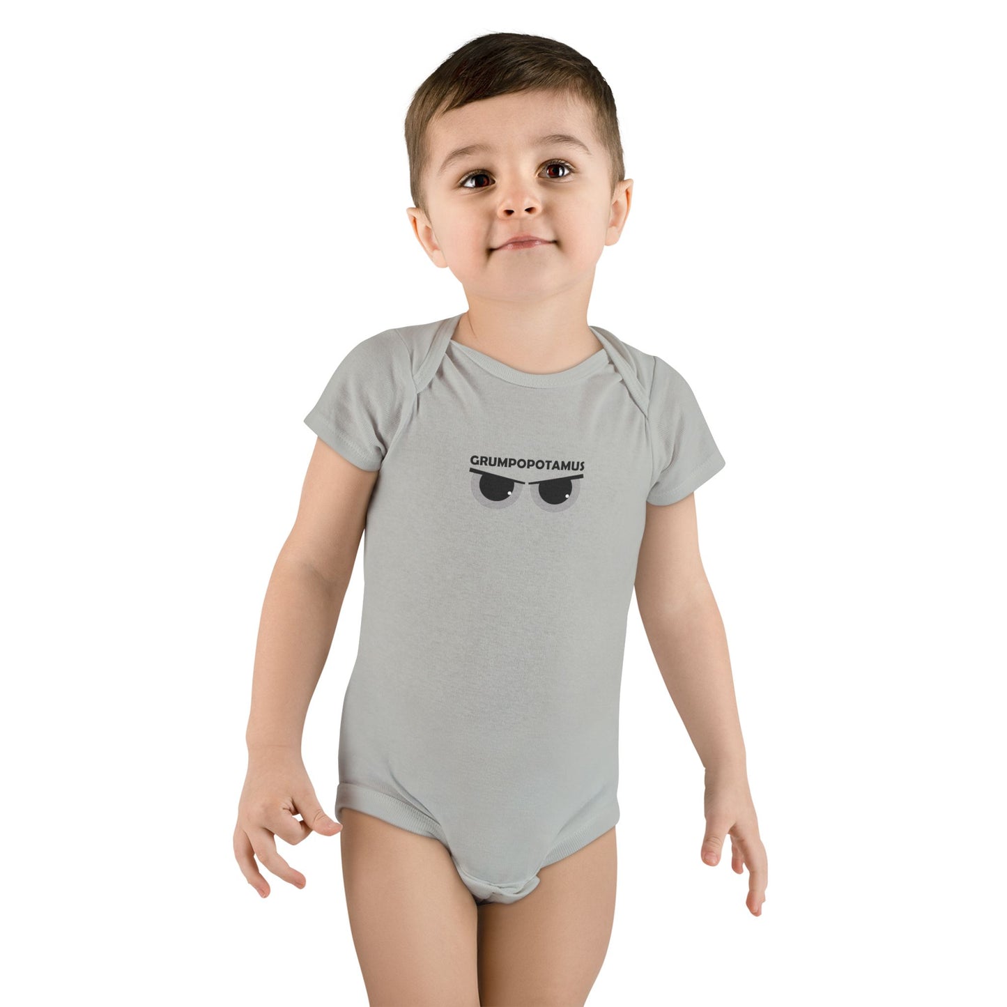 Grumpopotamus Baby Onesie