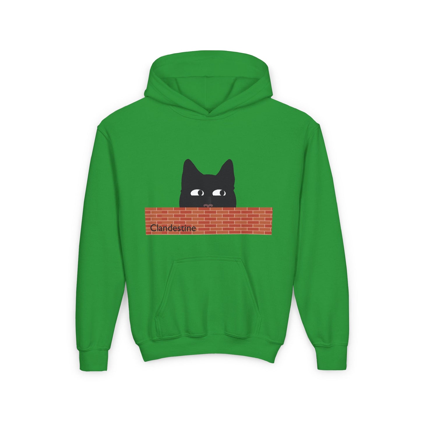 Clandestine Cat Youth Hoodie