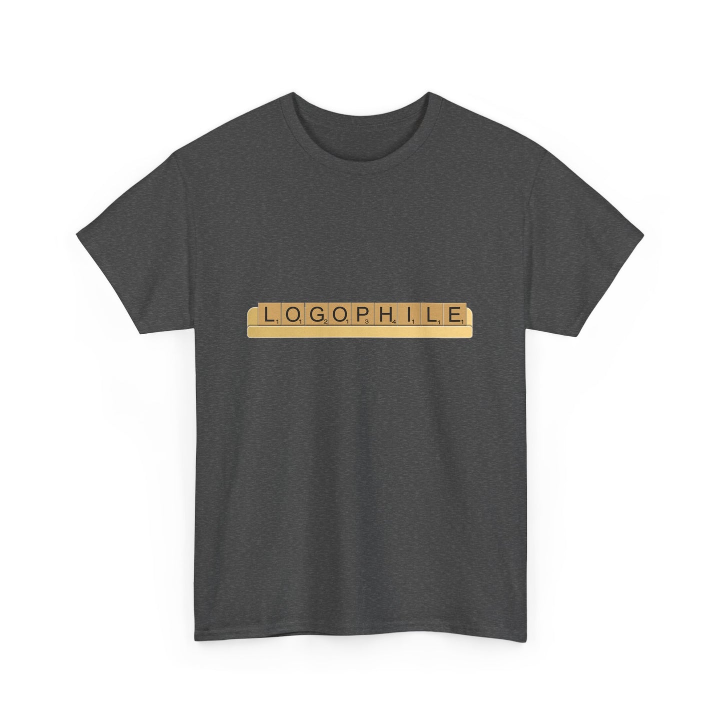 Logophile Heavy Cotton Crew Neck Tee - Perfect for Word Lovers and Book Worms