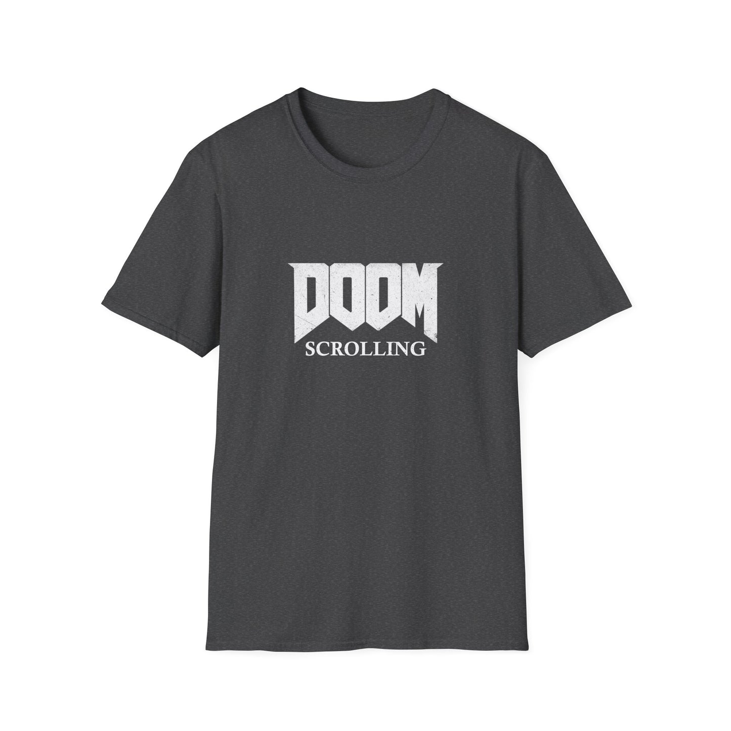 Doom Scrolling Poly Blend Crew Neck T Shirt