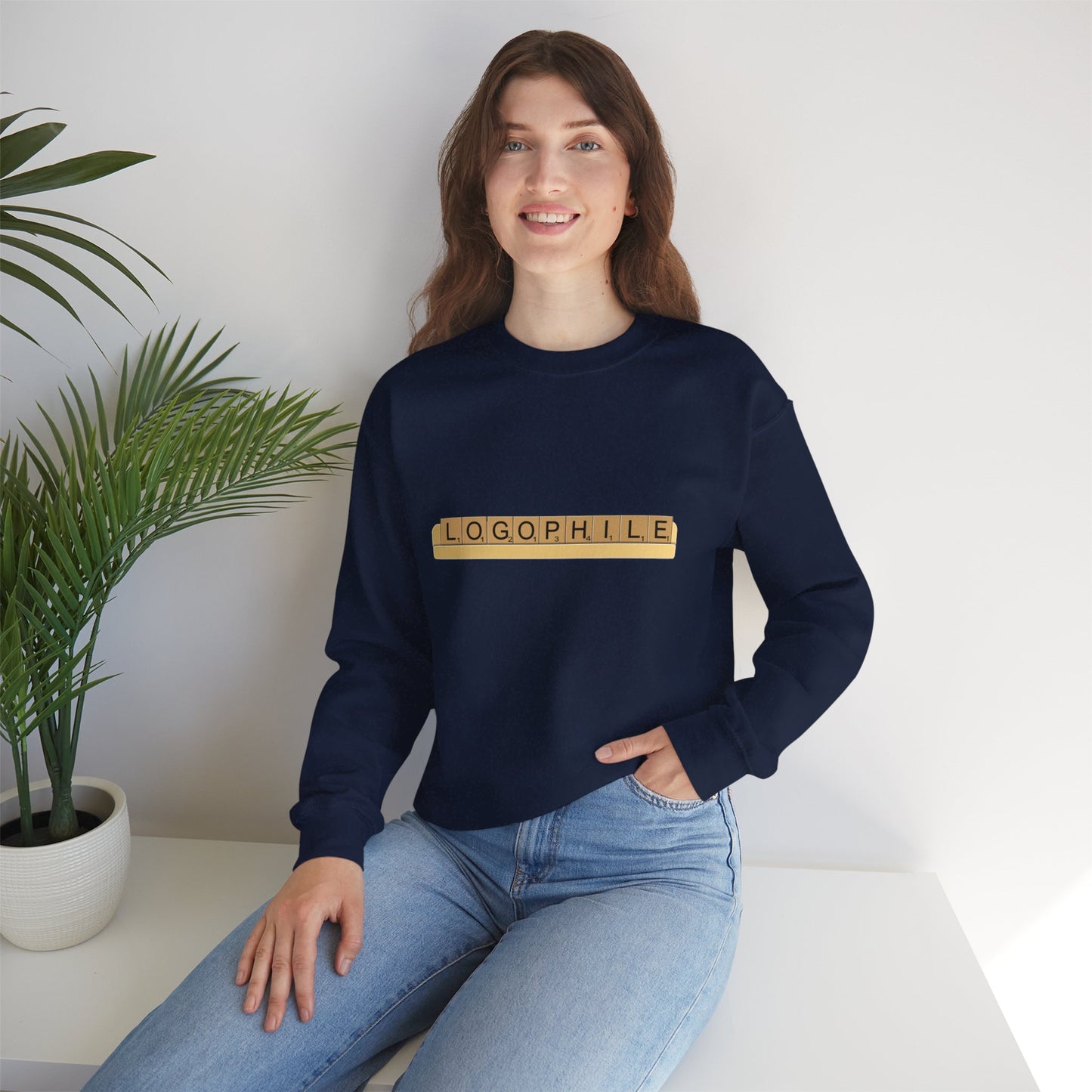 Logophile Crew Neck Sweatshirt - Perfect for Word Lovers and Bookworms