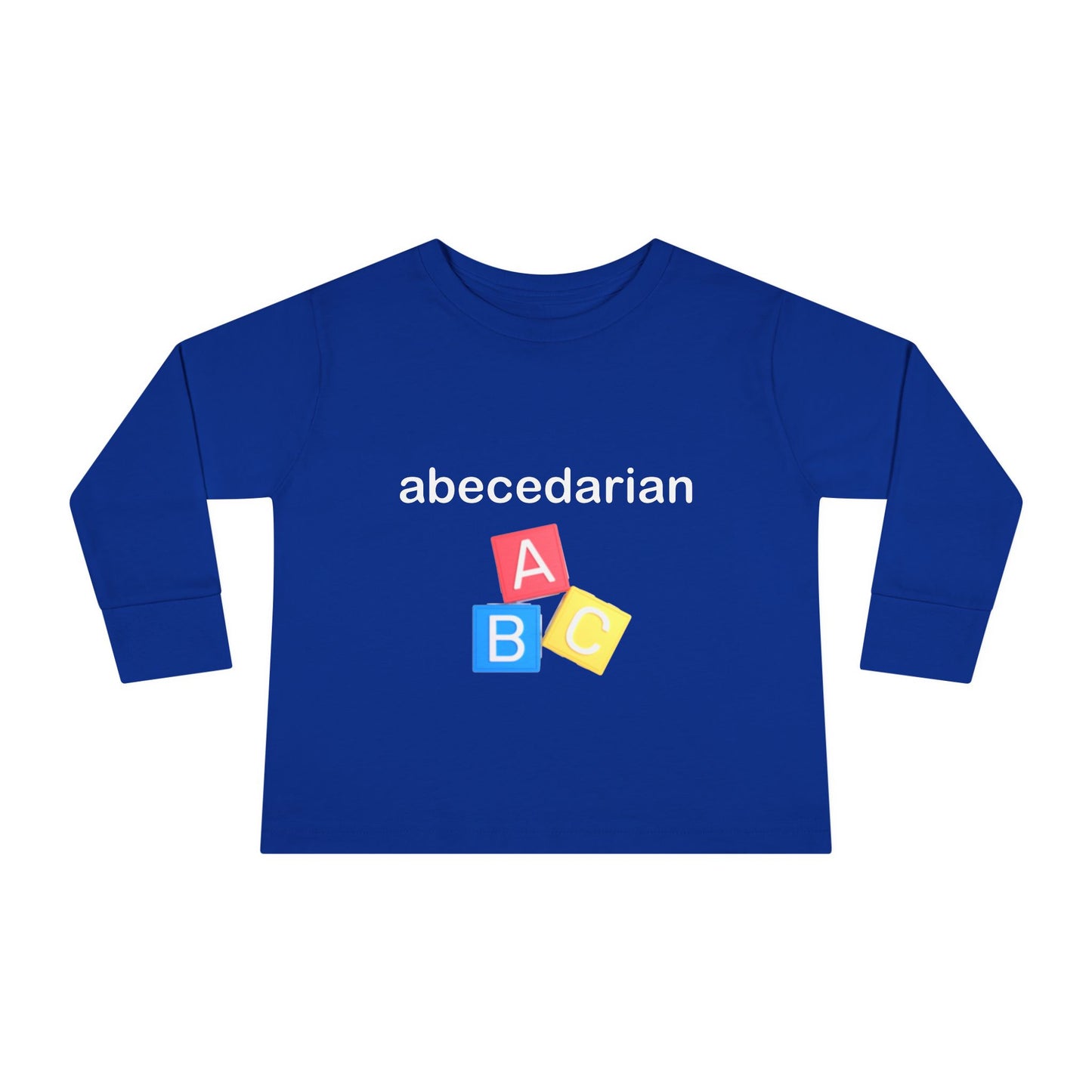Abecedarian Toddler Long Sleeve Tee