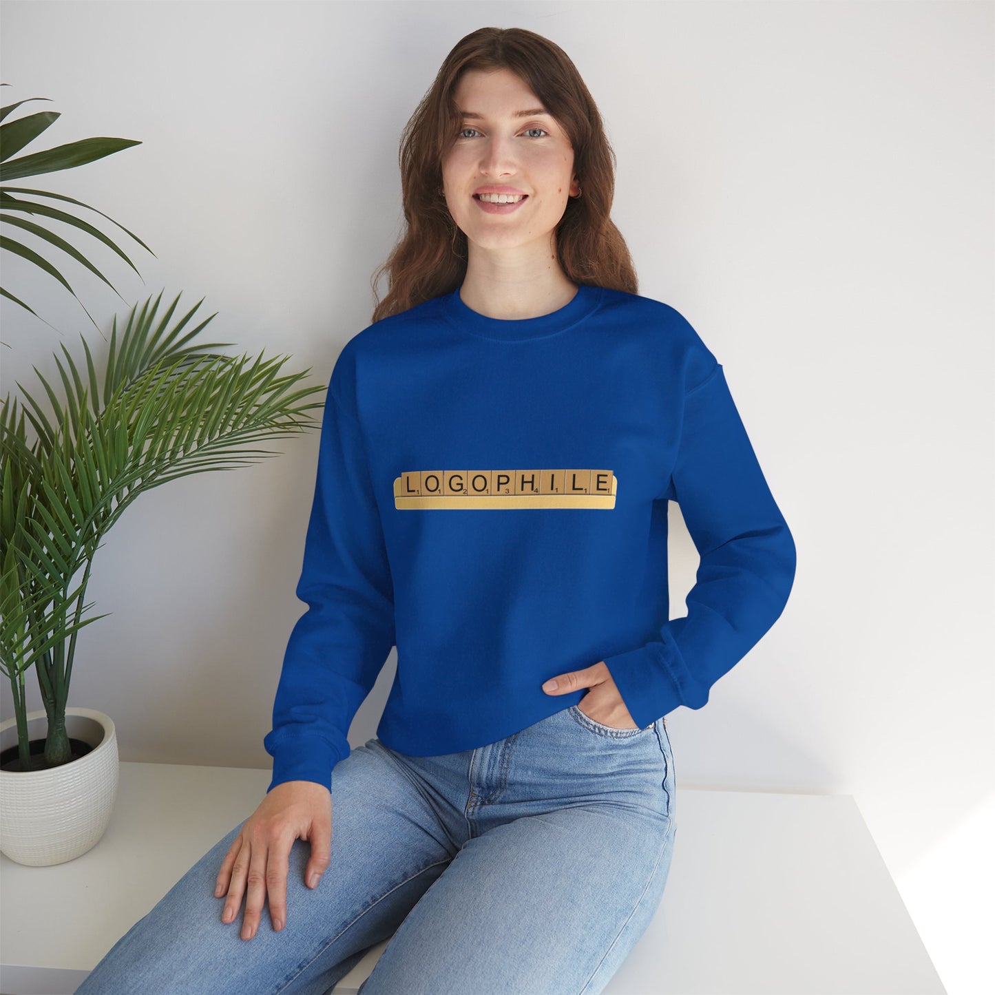 Logophile Crew Neck Sweatshirt - Perfect for Word Lovers and Bookworms