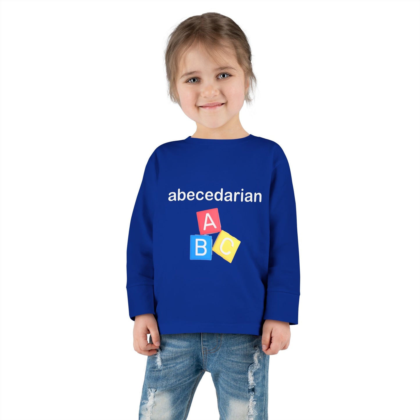 Abecedarian Toddler Long Sleeve Tee