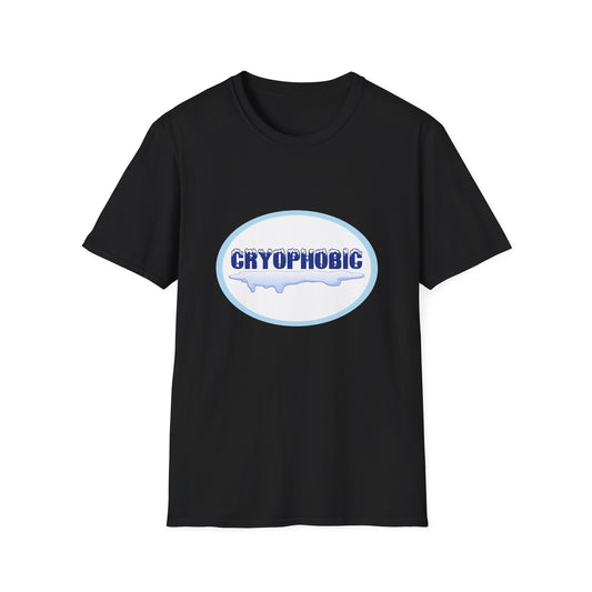 Cryophobic Poly Blend Crew Neck T-Shirt - Cool Graphic for Cold weather Haters