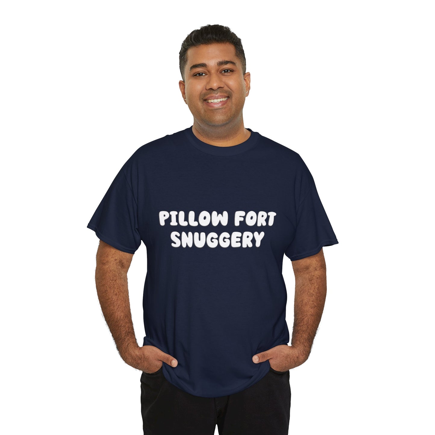 Pillow Fort Snuggery Heavy Cotton Crew Neck Tee