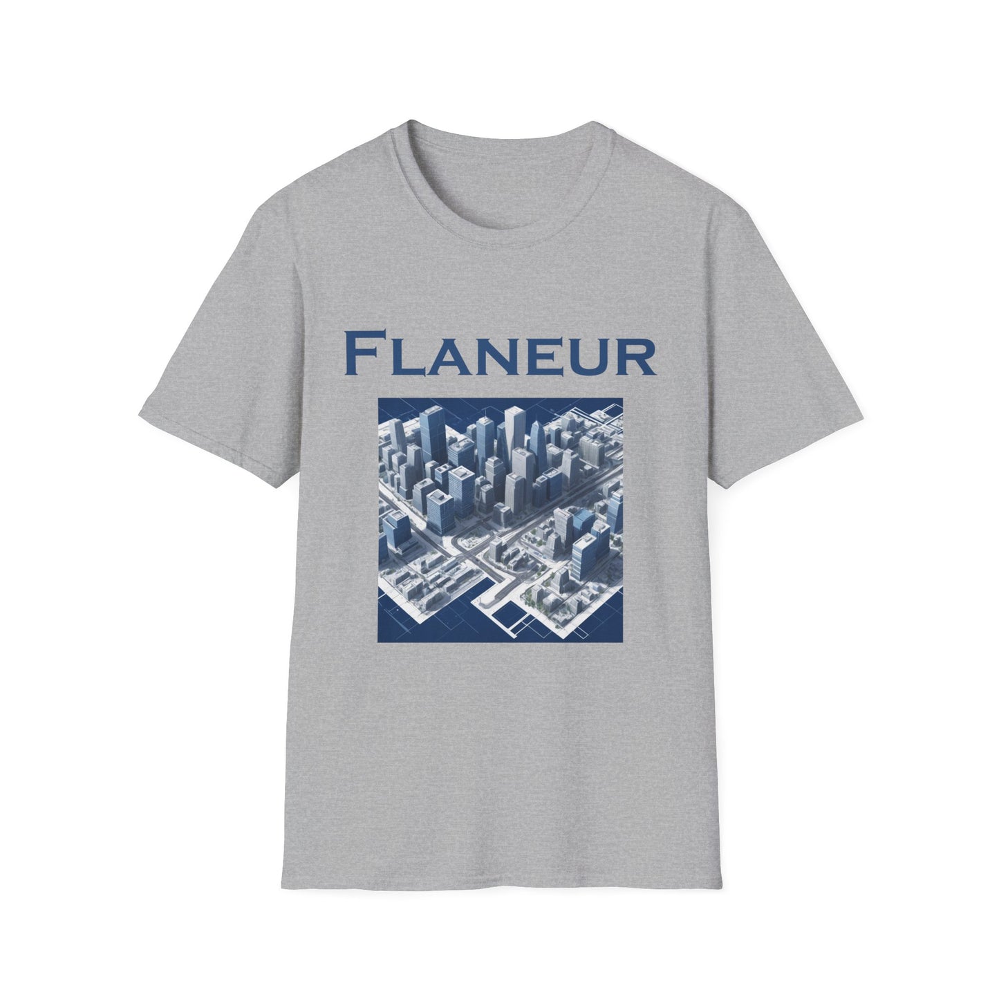Flaneur Poly Blend Crew Neck Urban Explorer T-Shirt