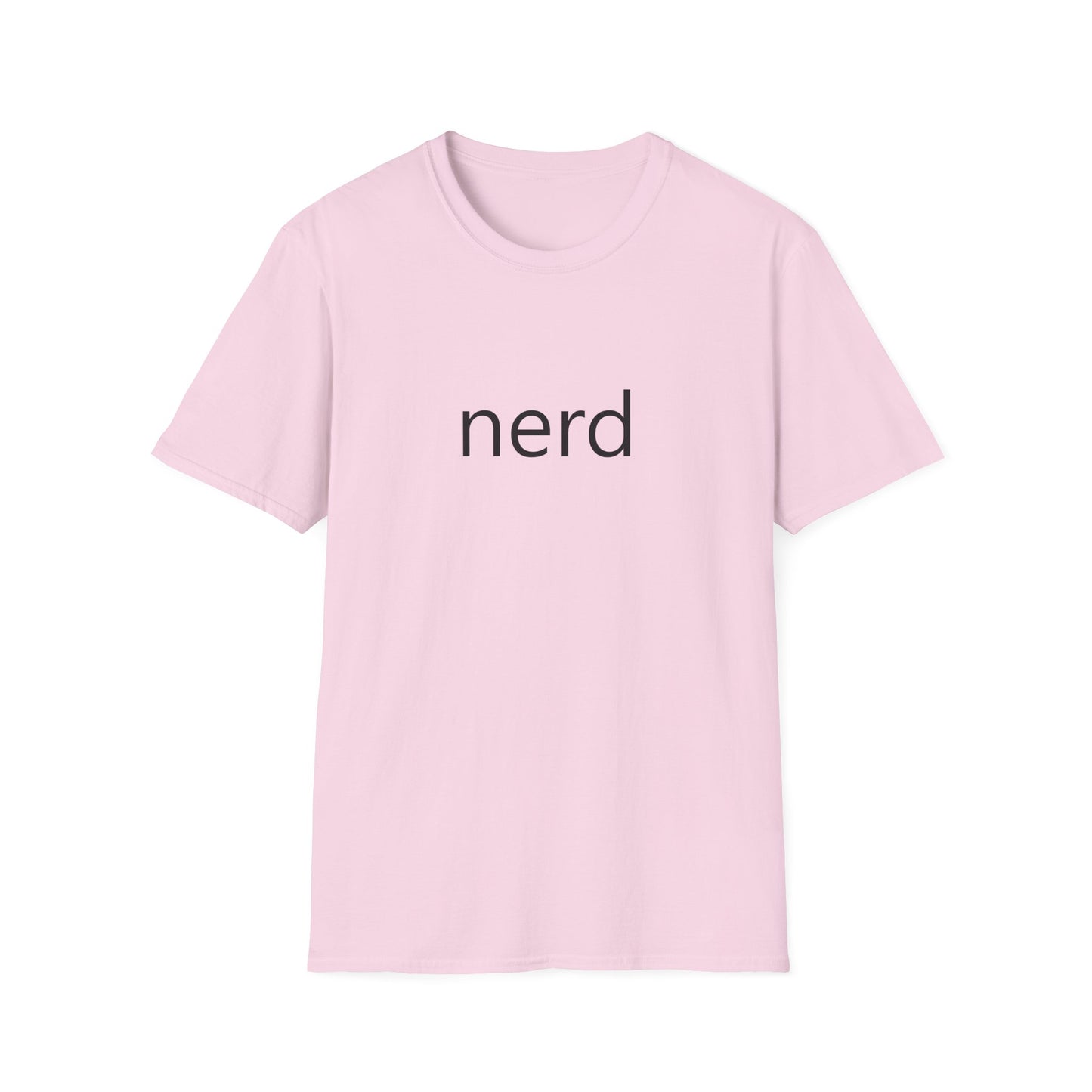 nerd Poly Blend Crew Neck T-Shirt