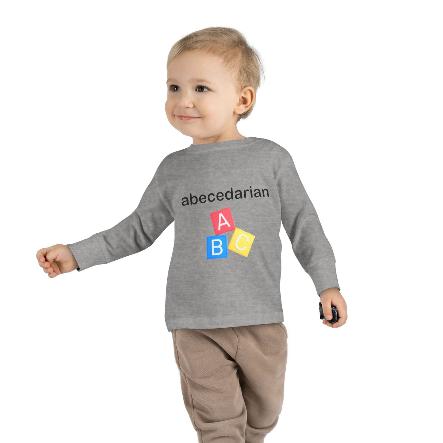 Abecedarian Toddler Long Sleeve Tee